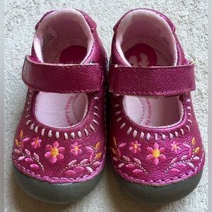 STRIDE RIDE Soft Motion Atley Toddler Shoes, Size 3, Hot Pink, NEW